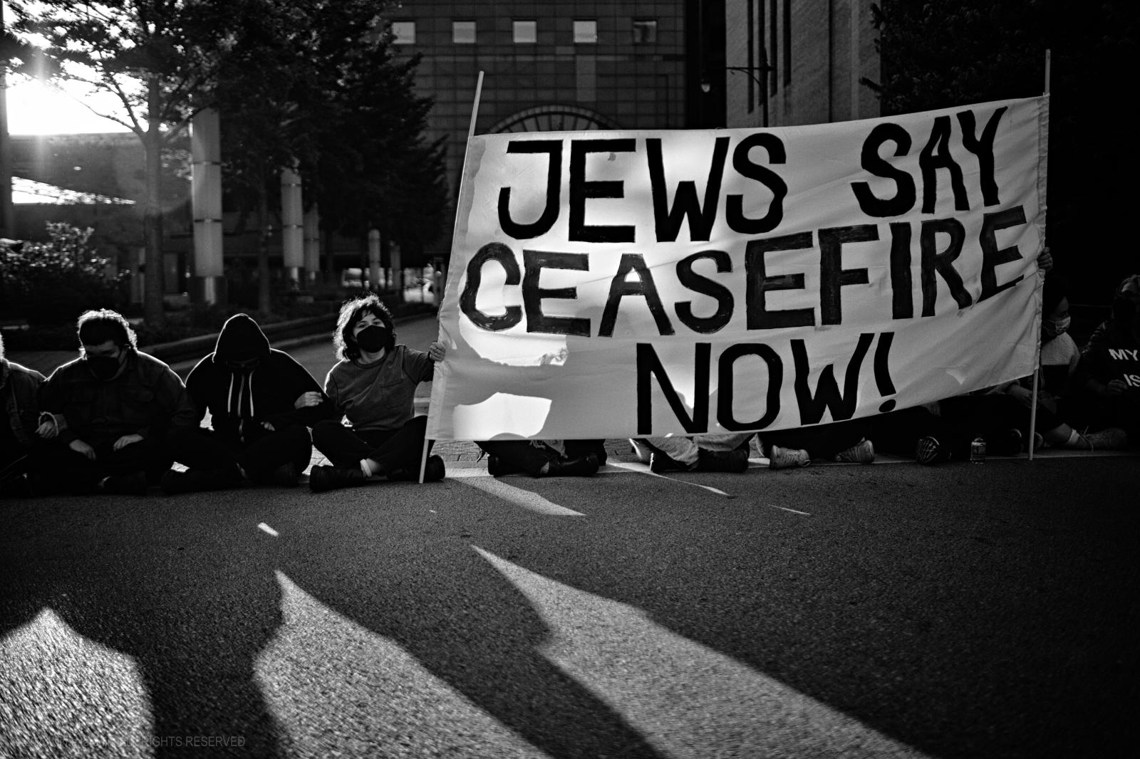 Jewish Groups Protest Violence in Gaza & Israel