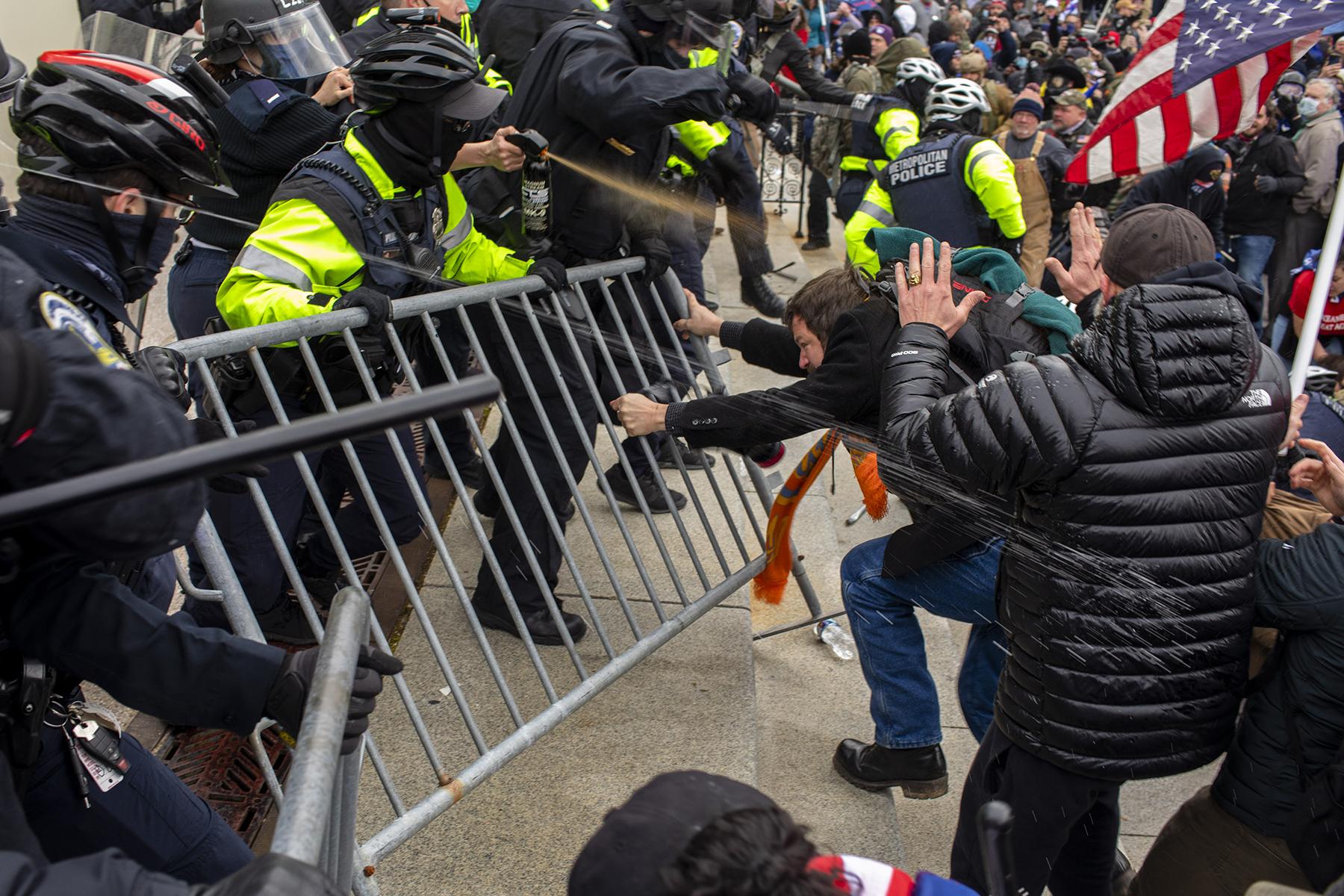 Protests, Pestilence & Politics - Capitol and D.C. Metro police use pepper spray on...