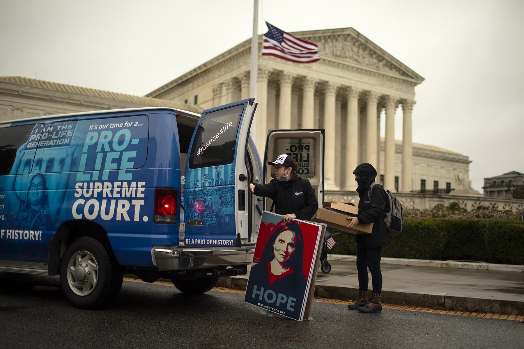 Protests, Pestilence & Politics - At the U.S. Supreme Court on the first day of...