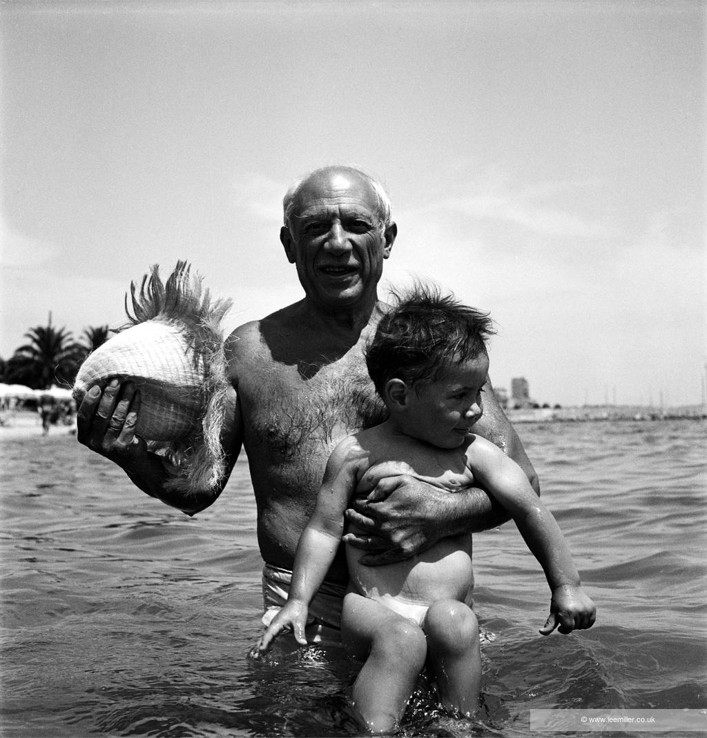 Gagosian presents Seeing Is Believing: Lee Miller and Friends - Picasso and his son Claude Picasso, France,1949 &copy; Lee Miller Archives, England 2023. All...