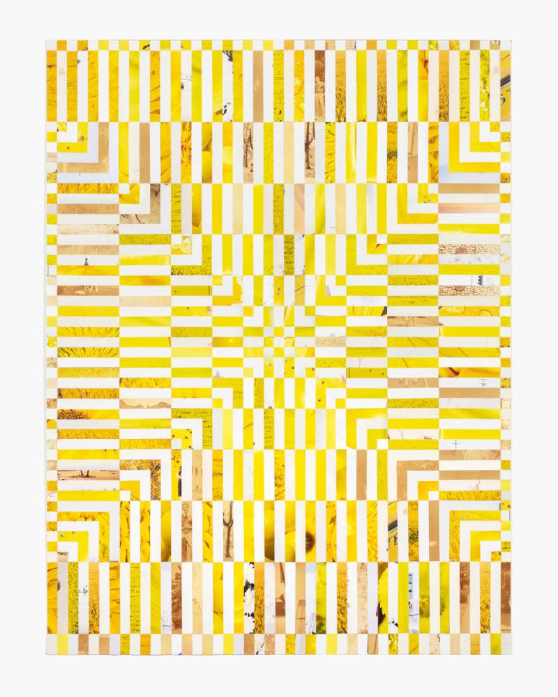 Joe Rudko Yellow/White 2022 Fou...inches (76.2 x 57.1 cm) Unique 