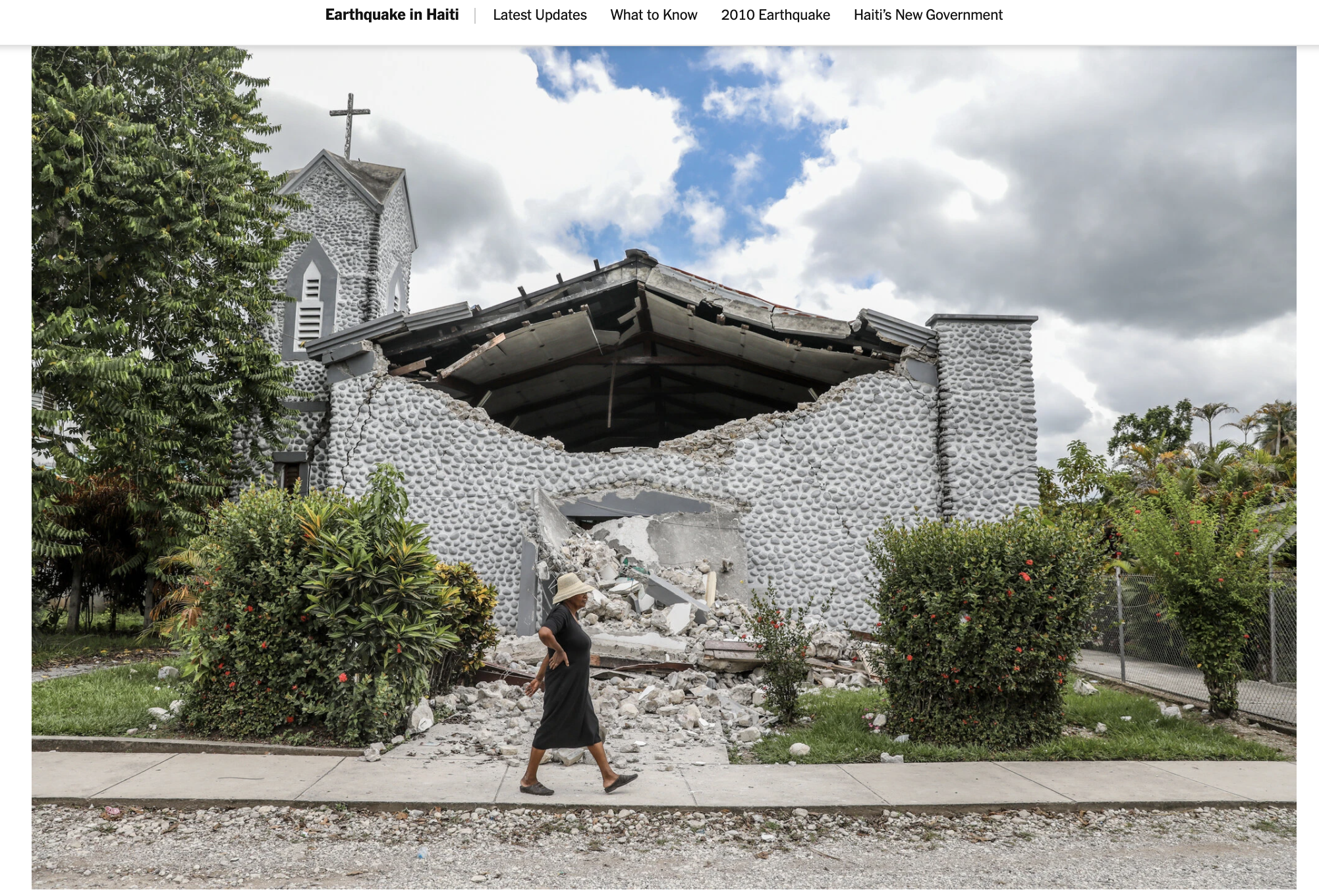 Thumbnail of New York Times: "˜I'm the Only Surgeon': After Haiti Quake, Thousands Seek Scarce Care