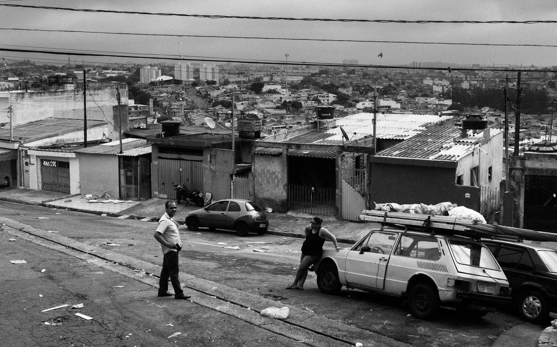 A Vaccine for the World - View of Guaianazes neighbourhood, on the extreme east of S&atilde;o Paulo. This is the...