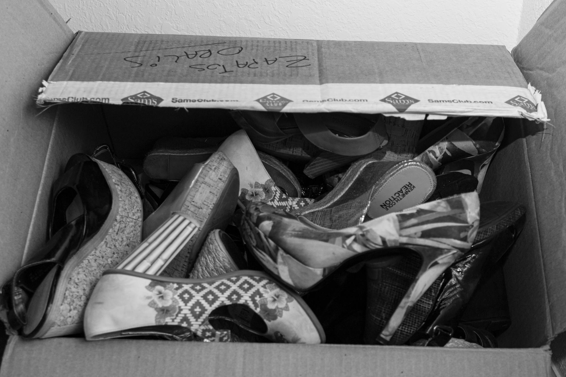 Part I: The diagnosis - Her favorites shoes, now stored in a box, she cant use it...