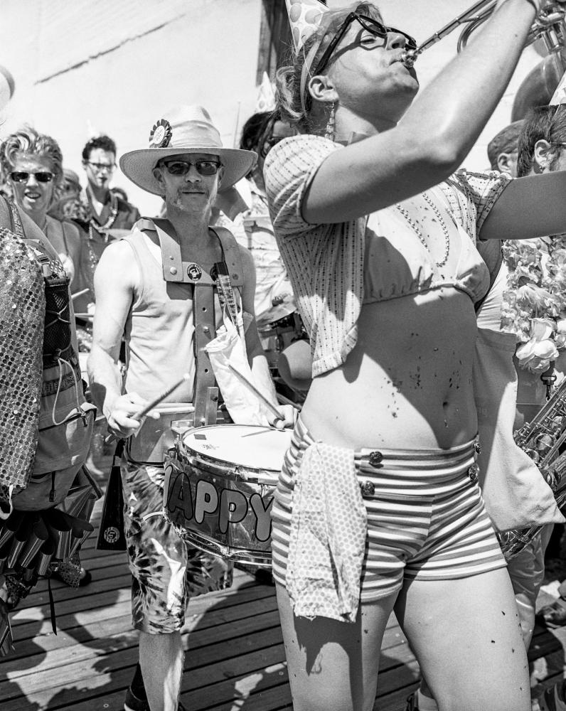 Image from Mermaid Parade at the Summer Solstice -  Marching Band  June 23, 2012 