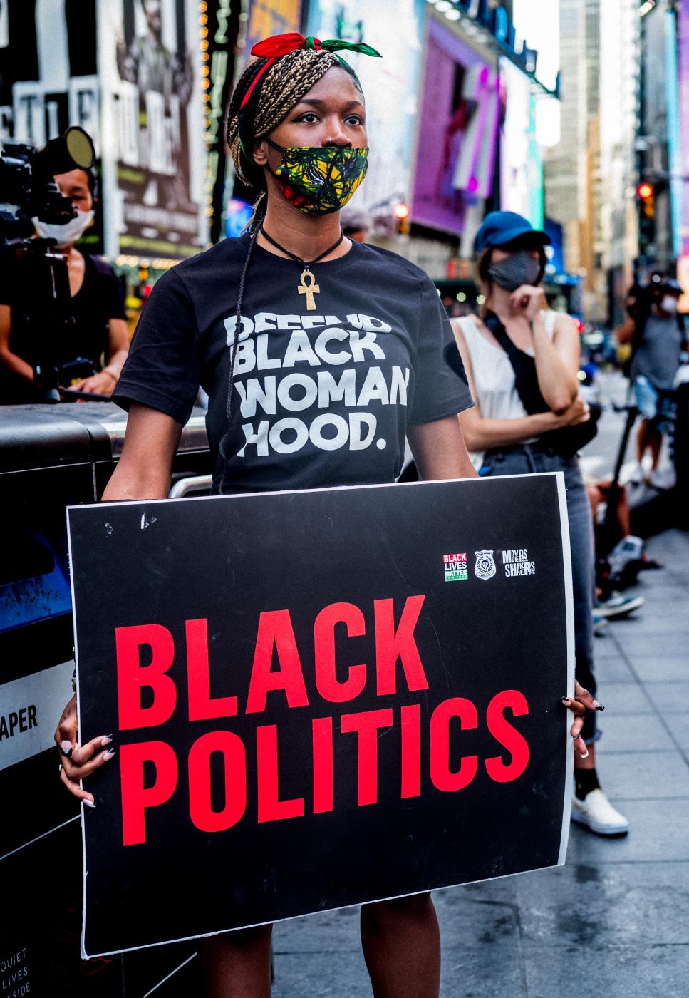 Black Lives Matter -  July 26, 2020  Times Square, Manhattan NYC 