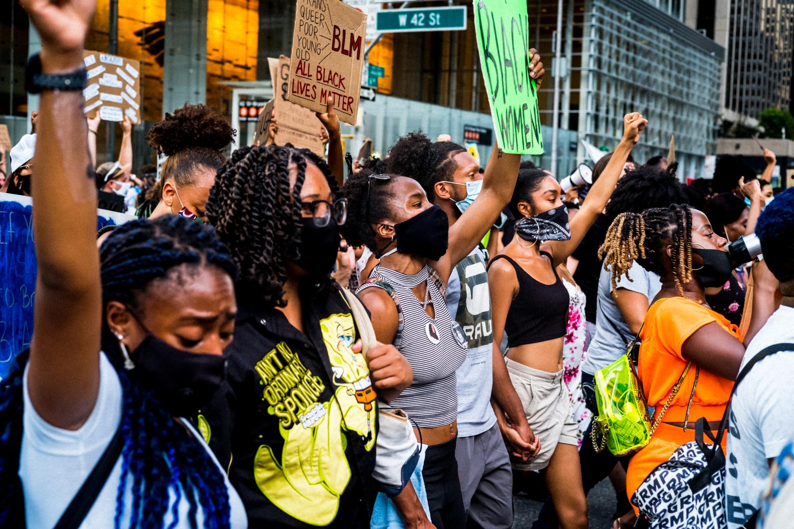 Black Lives Matter -  July 26, 2020  Midtown, Manhattan NYC 