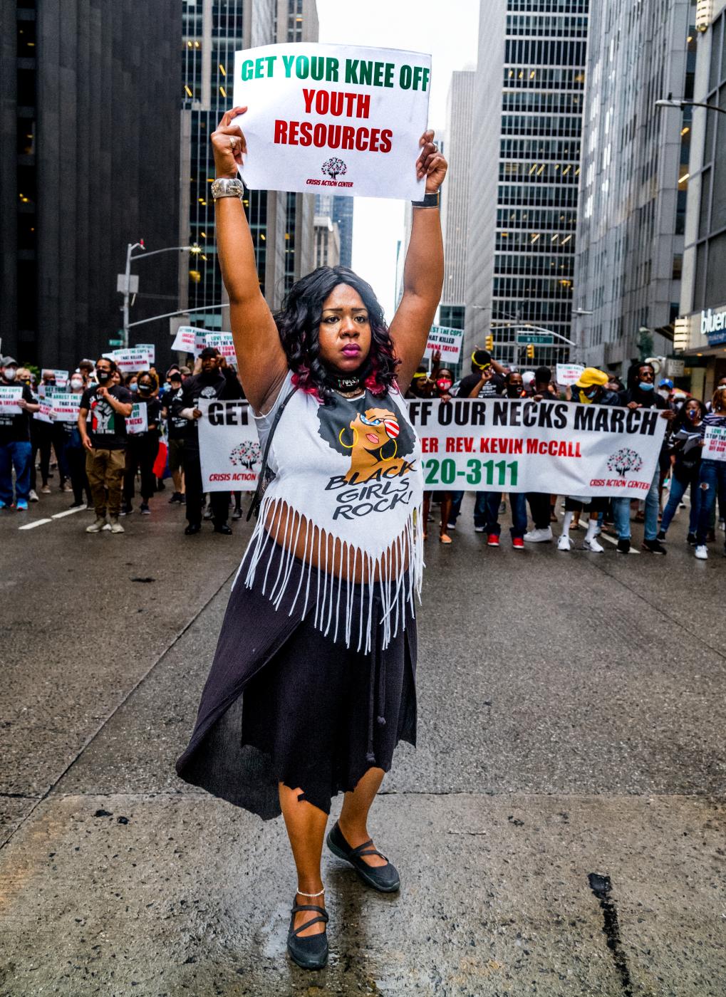 Black Lives Matter -  Get Your Knee off our Necks Protest March  July 31, 2020...