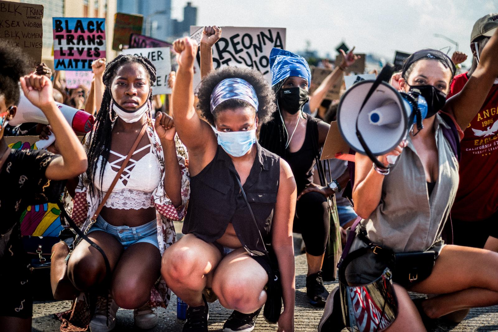 Image from Black Lives Matter -  Activists and allies 