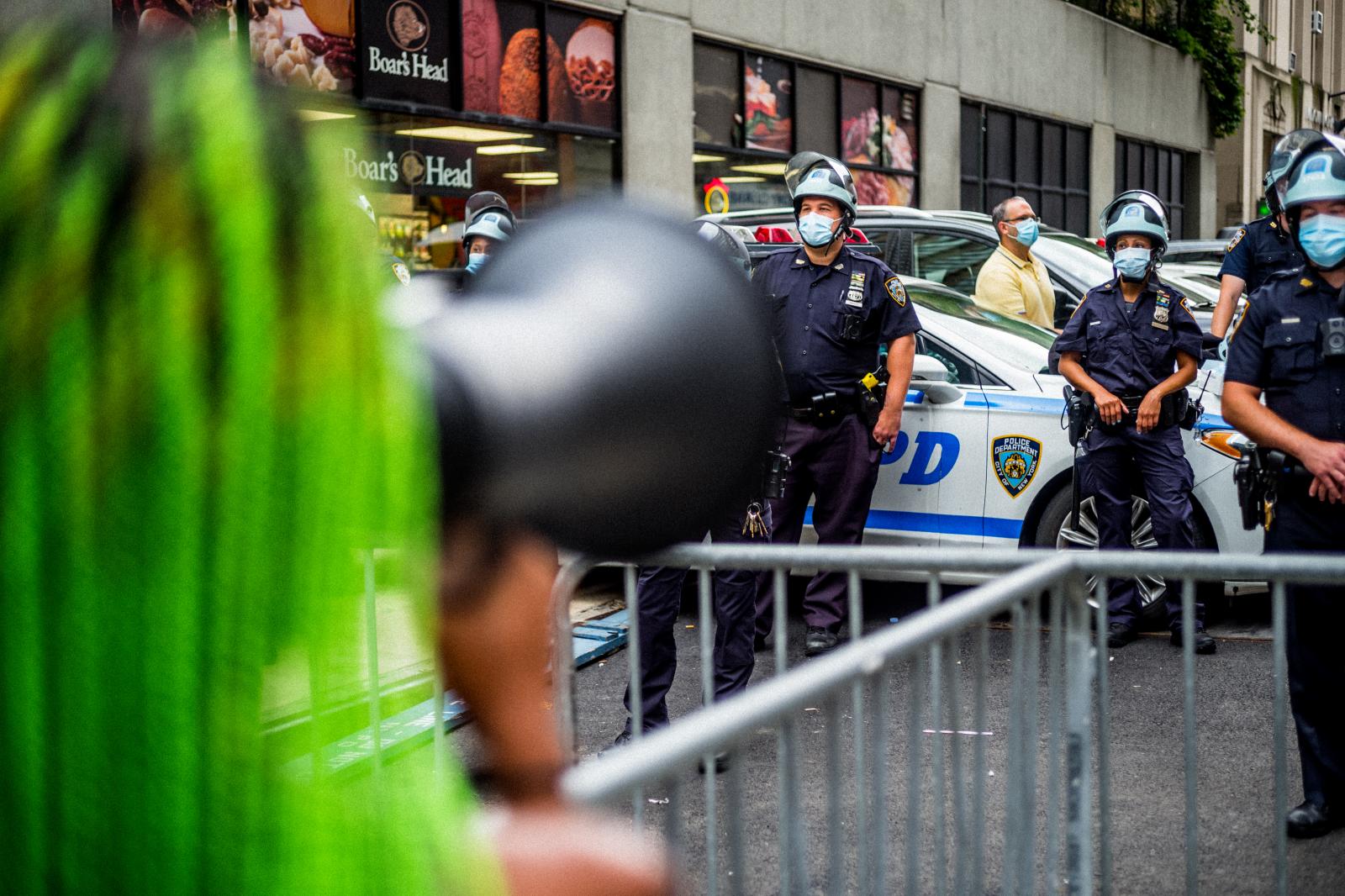 Image from Black Lives Matter -  August 8, 2020  8th Avenue/54th Street Midtown,...
