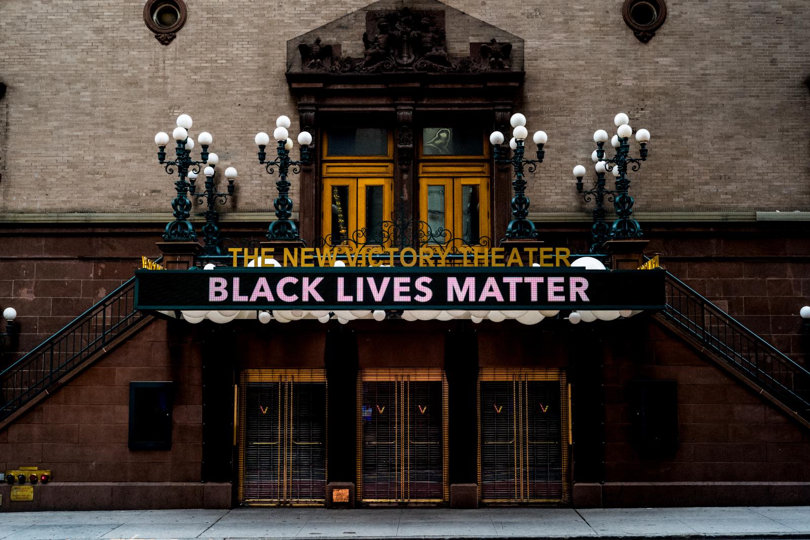 Image from Black Lives Matter -  July 11, 2020  Times Square/42nd Street, Manhattan NYC 