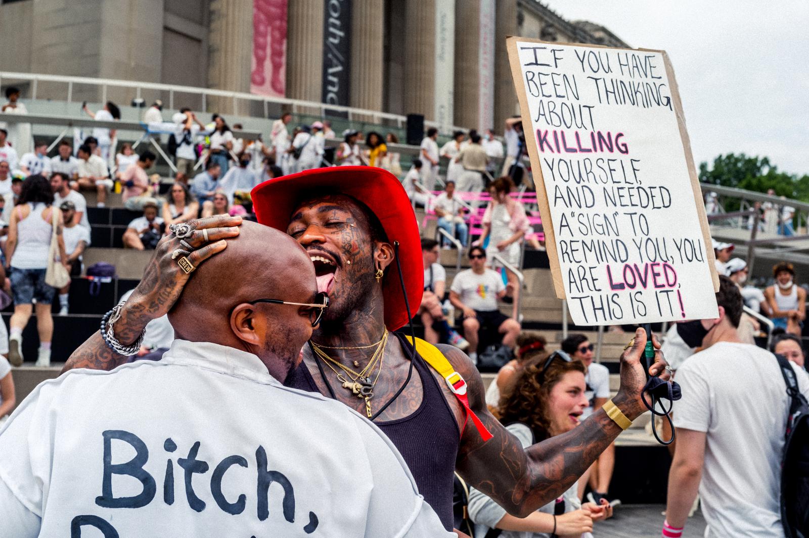 Image from Black Lives Matter -  Black Trans Liberation Rally  June 13, 2021  Brooklyn...