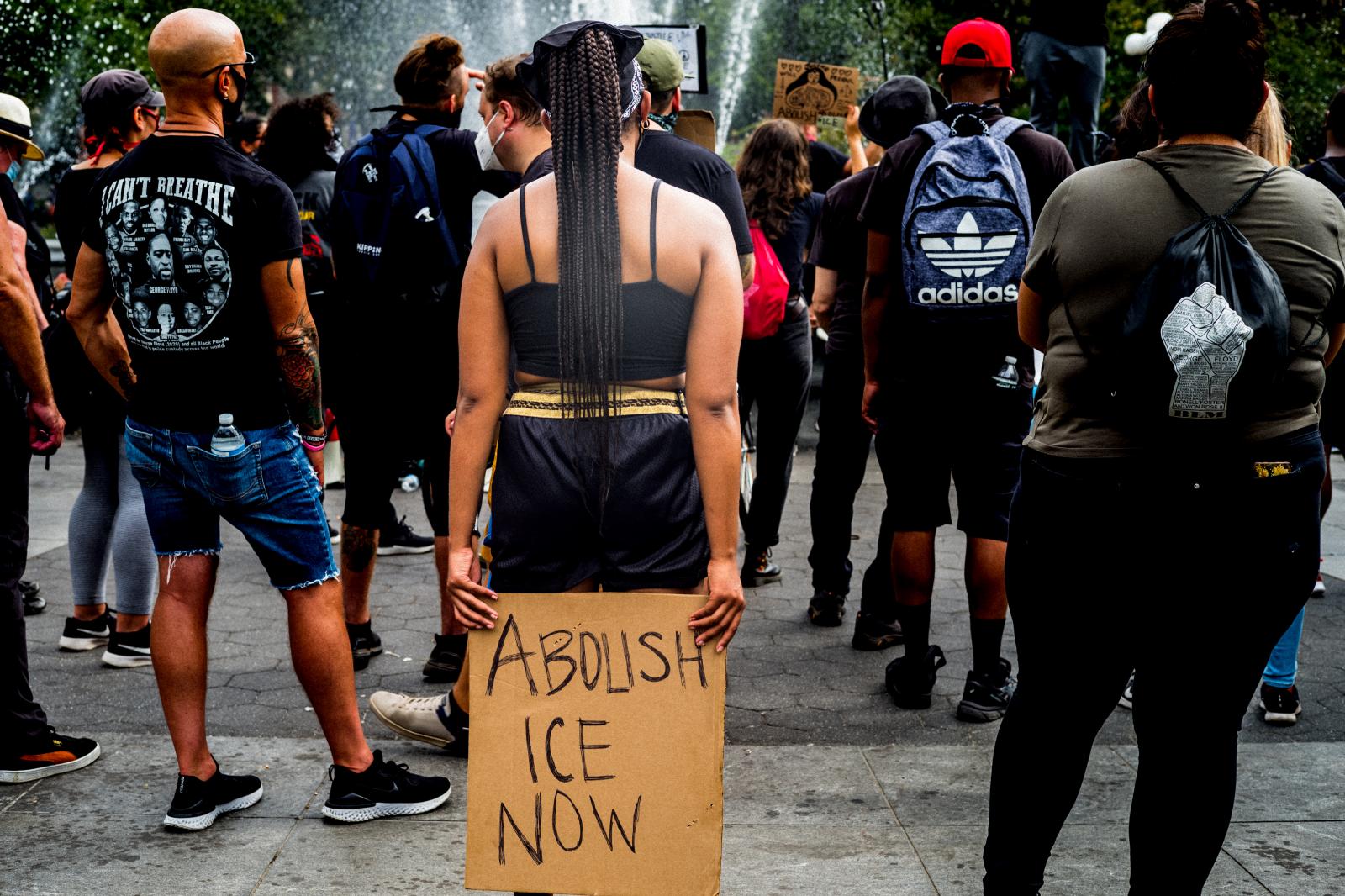 Image from Black Lives Matter -  September 27, 2020  Washington Square Park, Manhattan NYC 