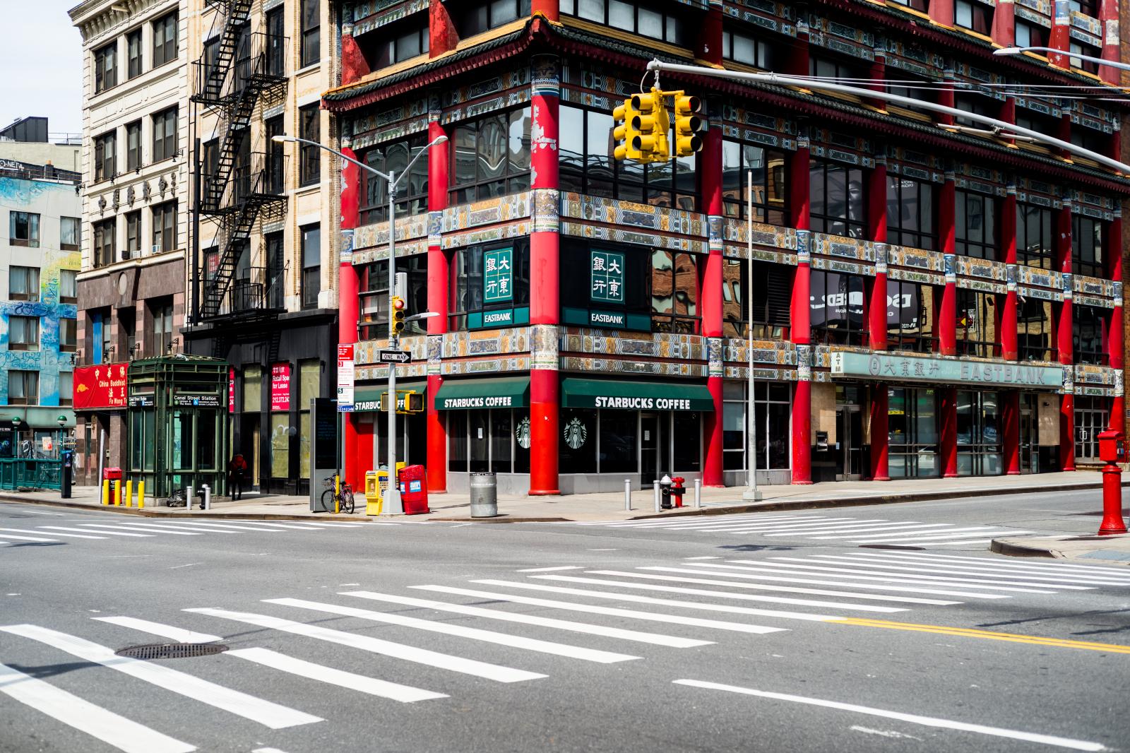  Shopping District  Canal Street/Centre Street, Manhattan NYC  April 5, 2020 