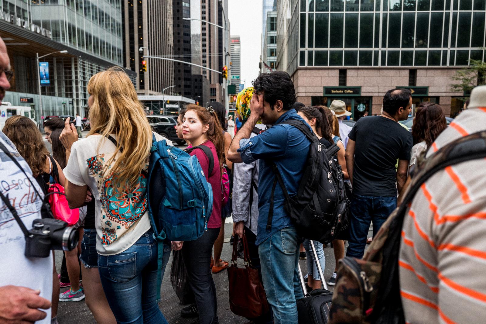 Image from Seeing You See Me -  6th Avenue/42nd Street, Manhattan NYC  August 2015 