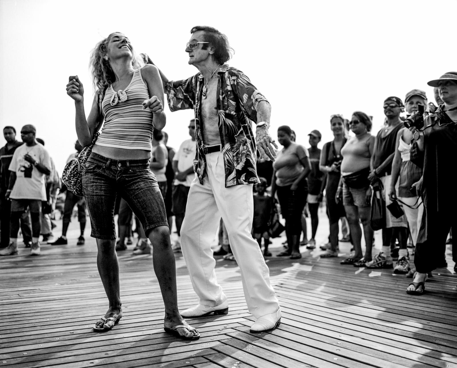 Tony Disco Dancing on the Coney Island Boardwalk
