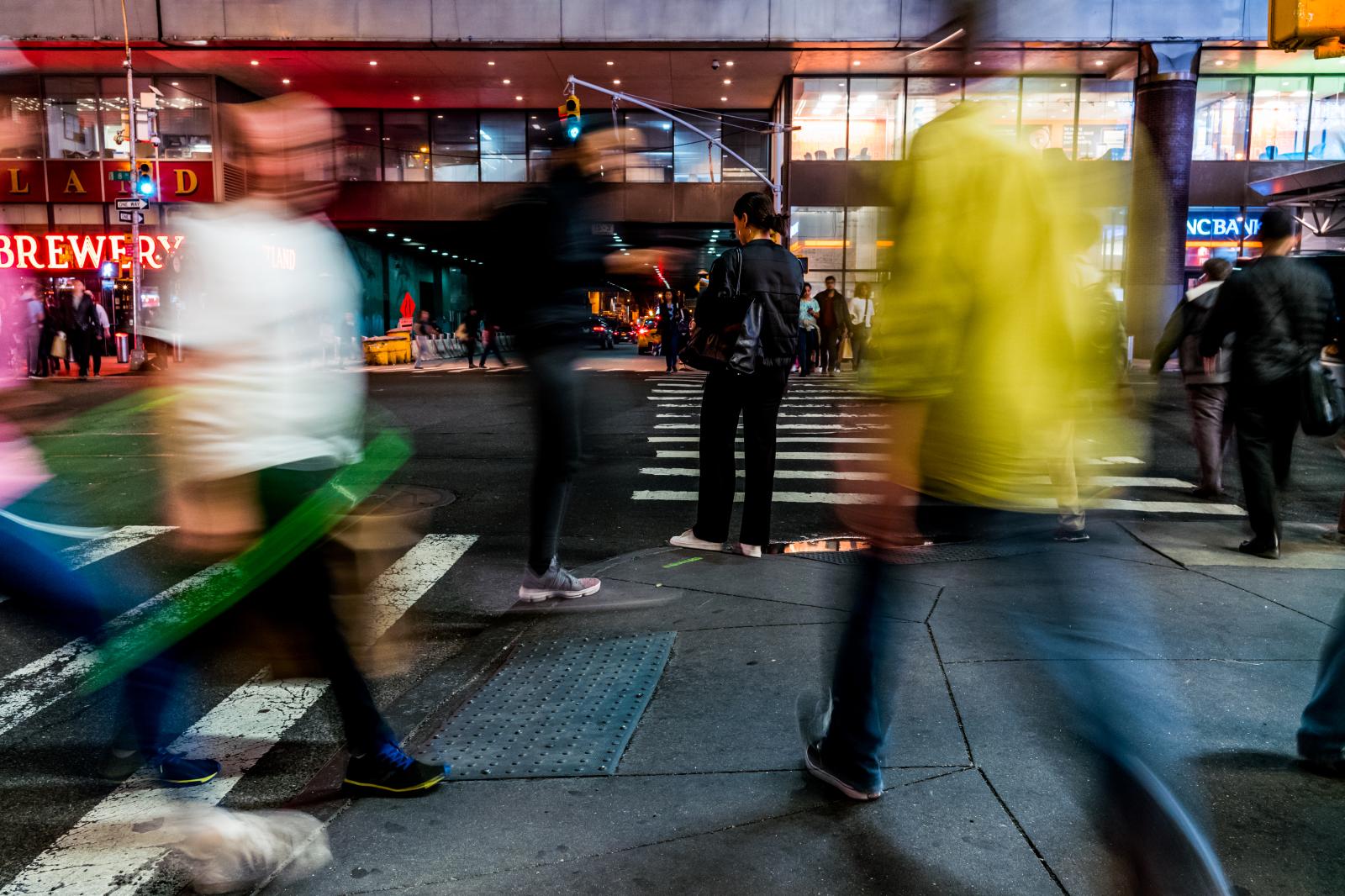 Rush Hour/Pedestrian Traffic 180221449
