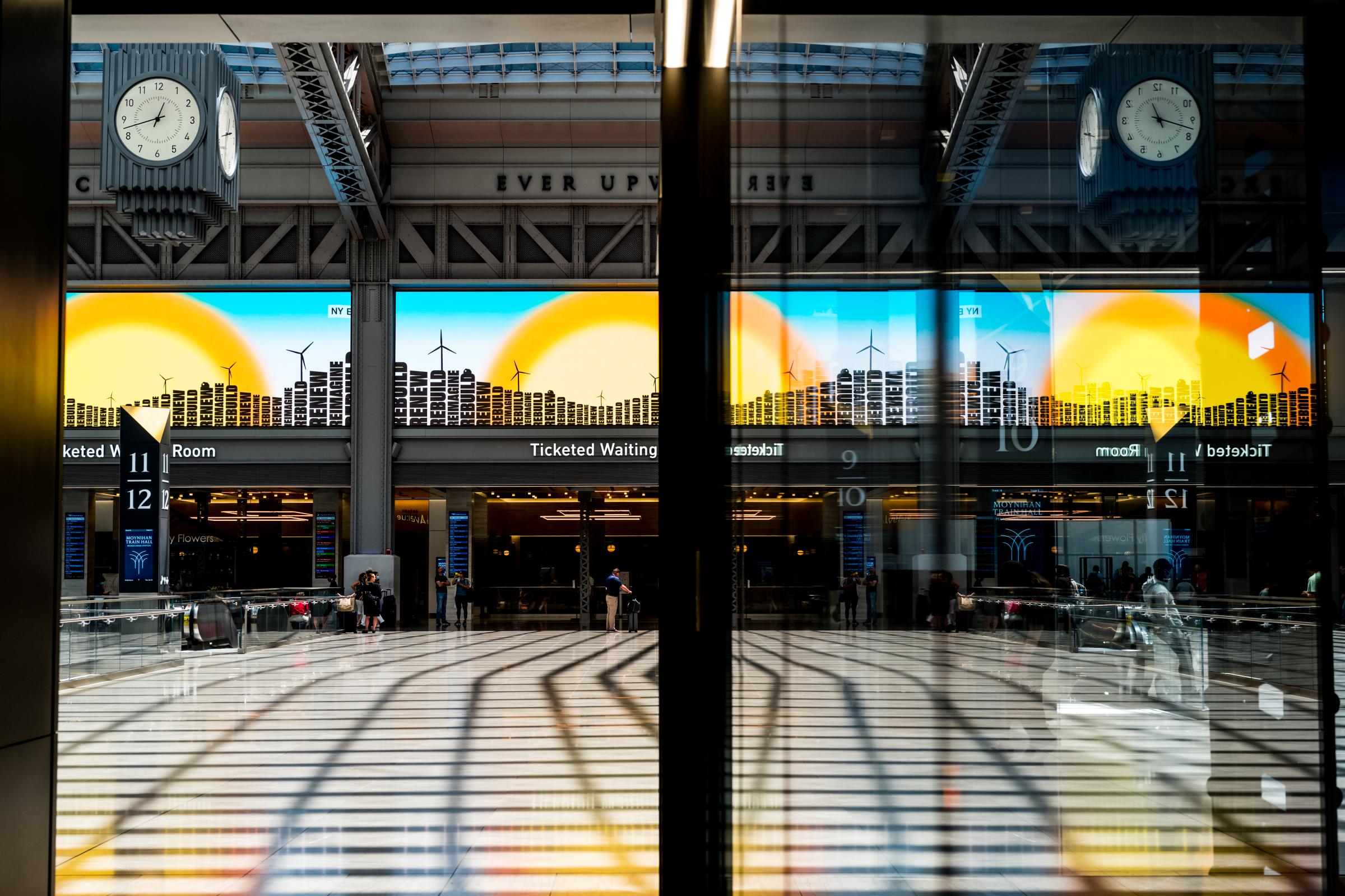 Certified Realities -  The view at Moynihan Train Hall/Penn Station,...