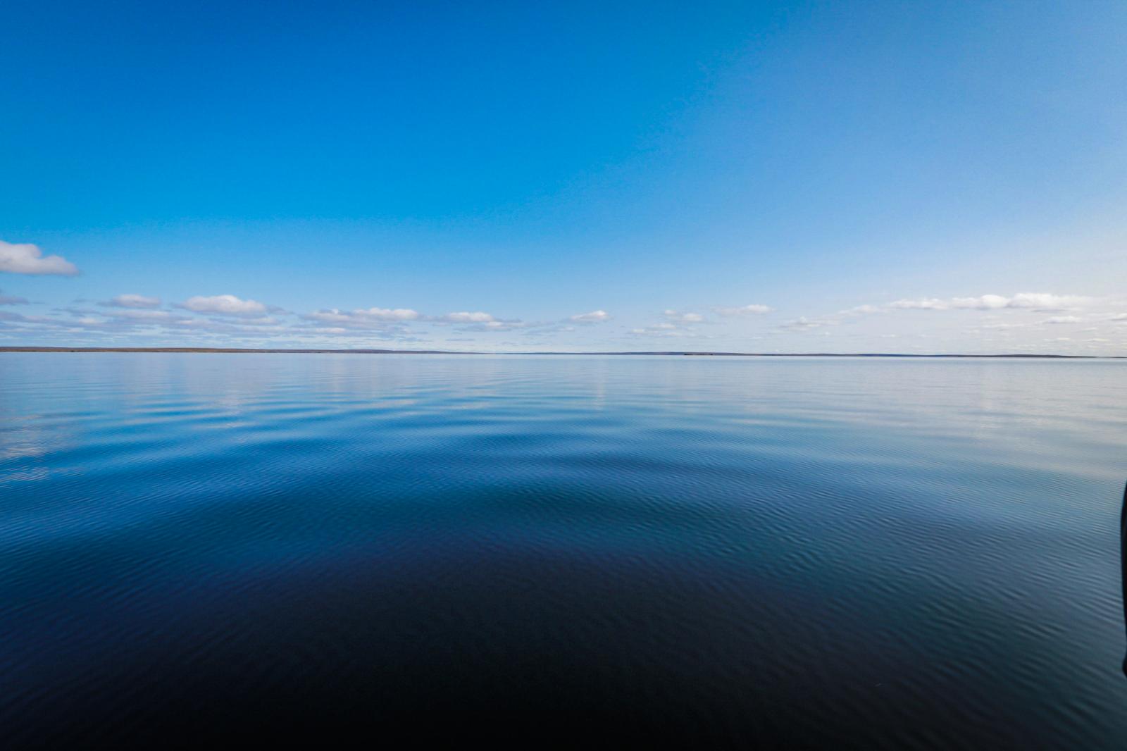 Calm clear water like glass