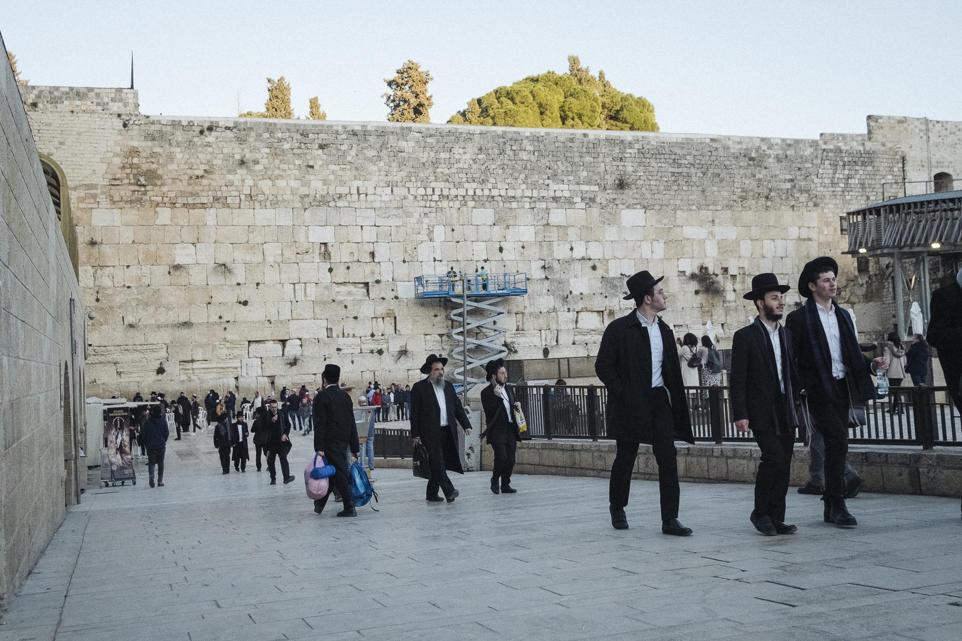 Au nom de tous les Saints - Western Wall. Jerusalem, February 12, 2020.
Mur des...