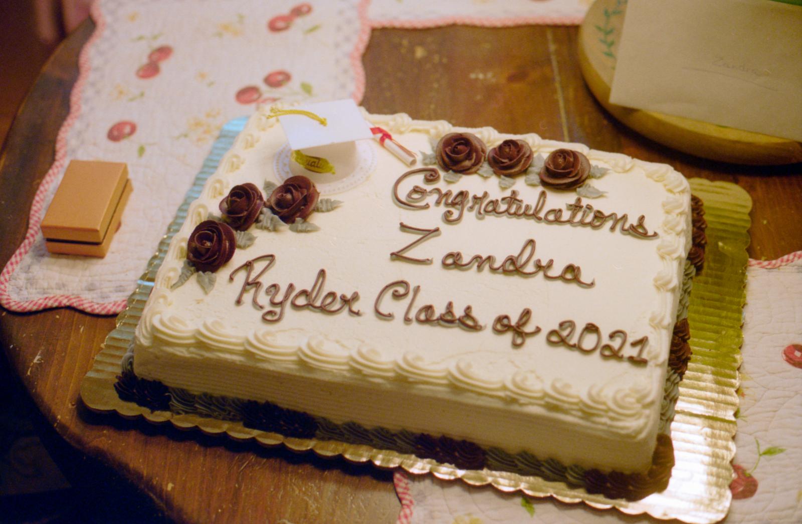 Zandra's Cake, May 2021