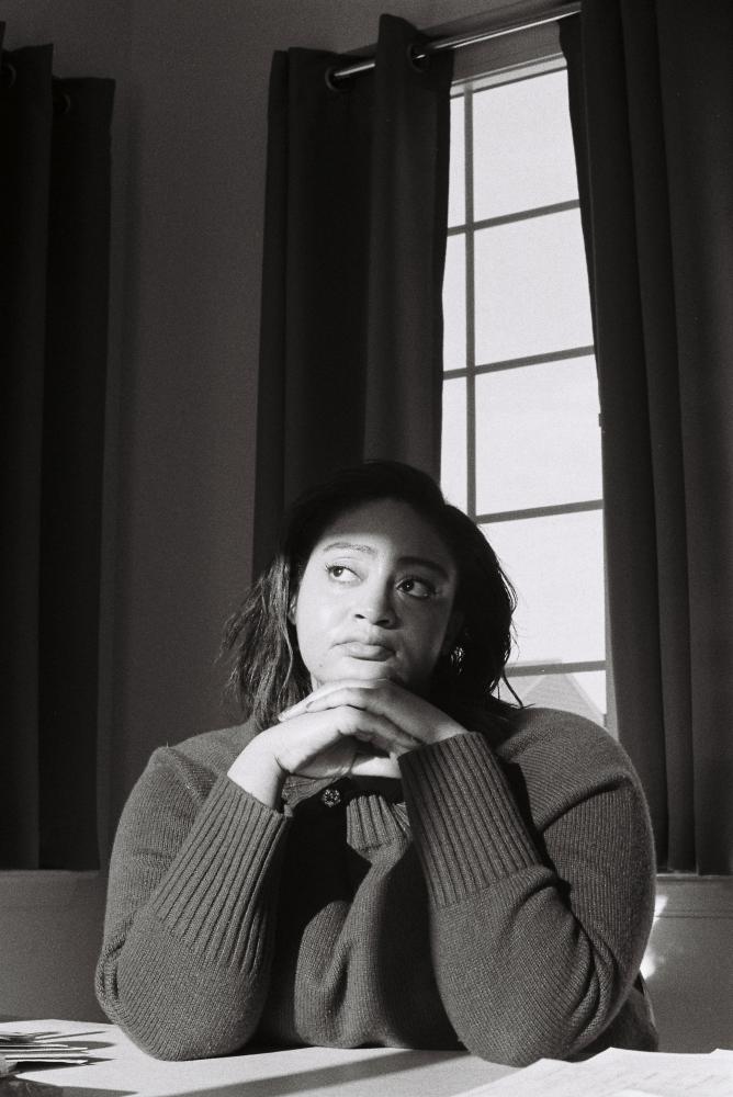Black & White  - Ciara at her Parent's House, Pennsylvania, 2021