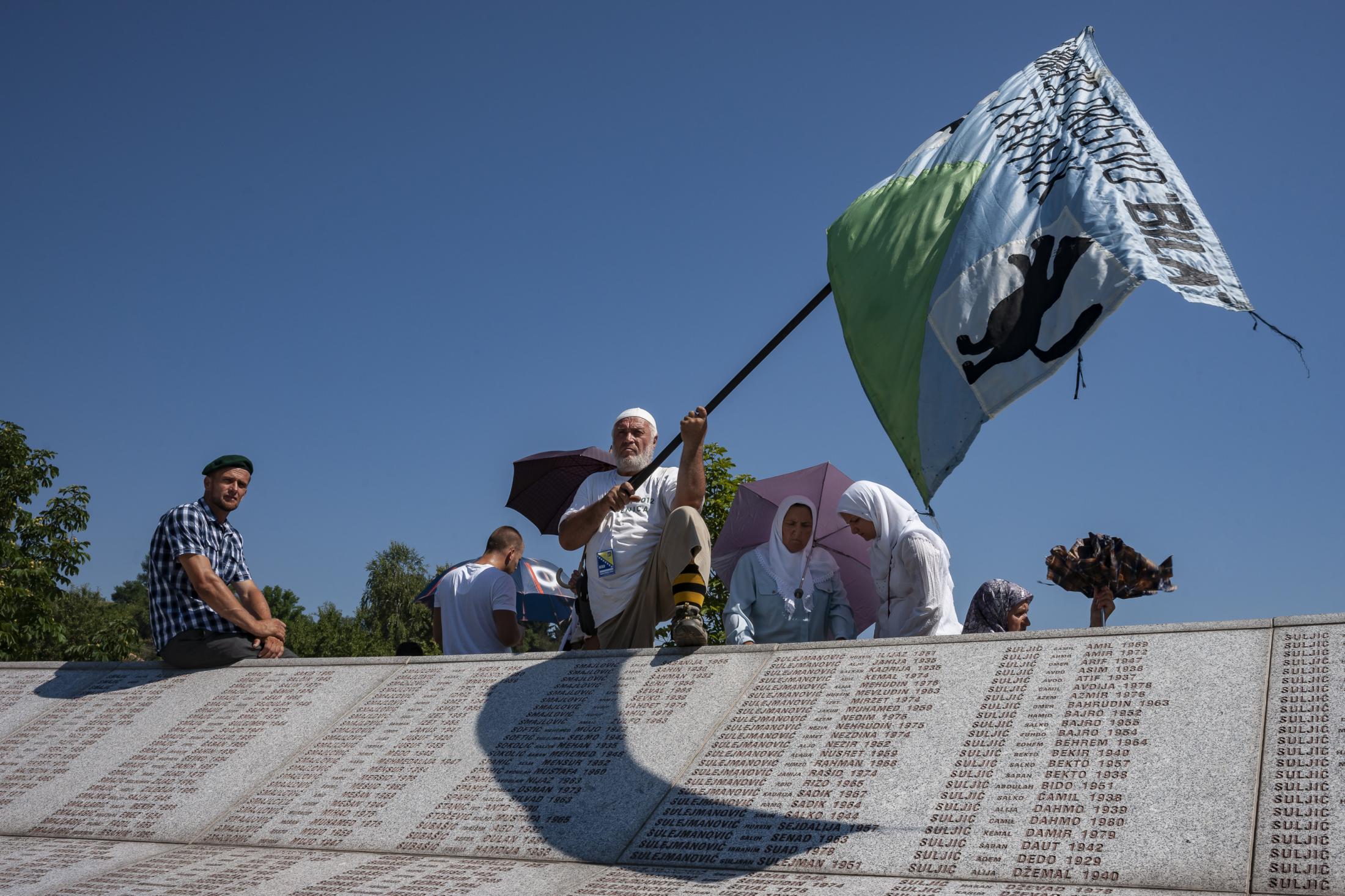 Mourning in Srebrenica