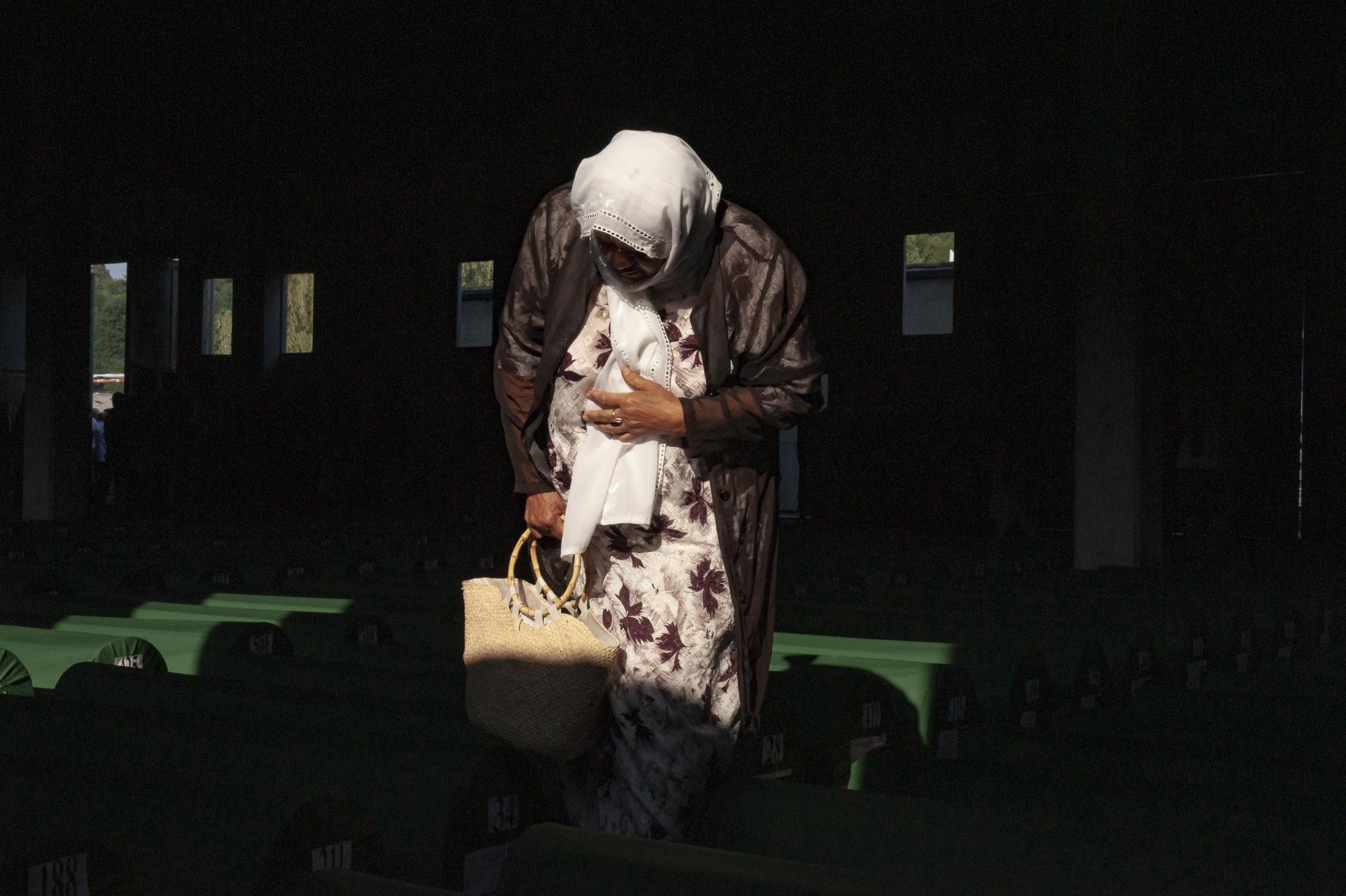 Mourning in Srebrenica