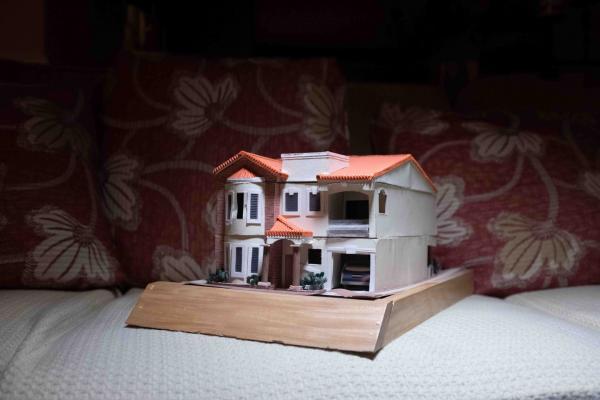 WELCOME TO INTIPUCA CITY - Model of Rosibel&#39;house in Intipuca. Maryland, 2019.