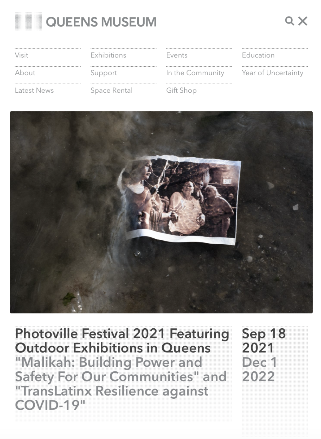 Thumbnail of  Photoville/Queens Museum Exhibition