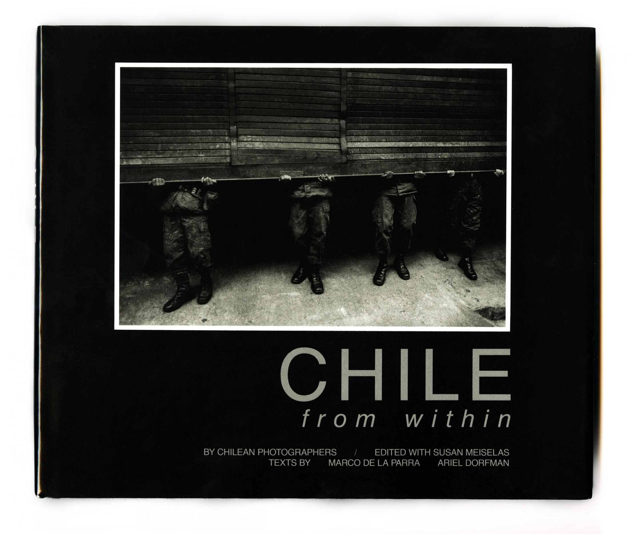 Chile Book - Original cover of Chile from within, 1990