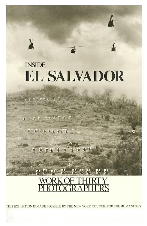El Salvador Book - Poster for traveling exhibition, 1984