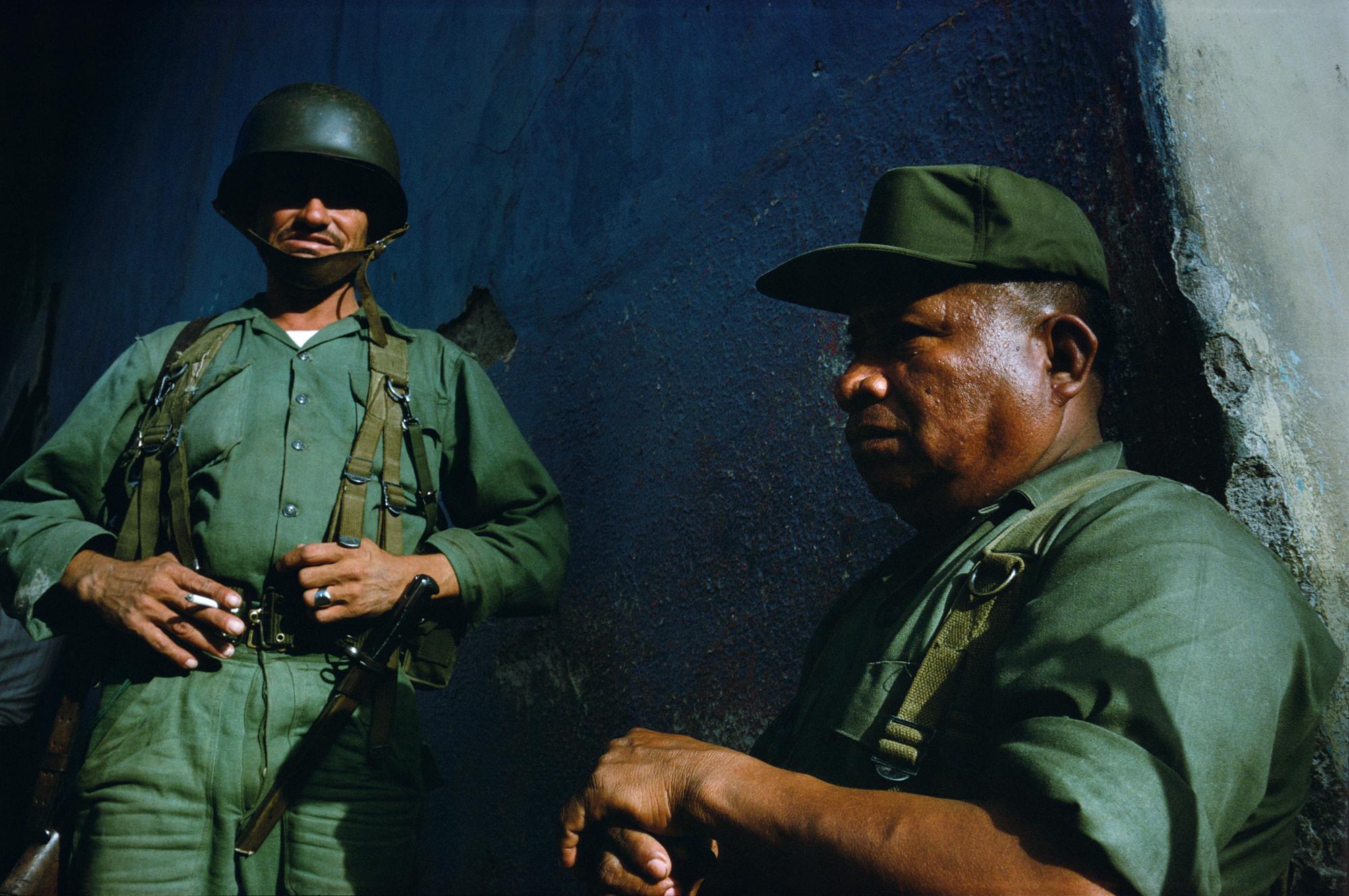 National Guard on duty. Matagalpa, 1978