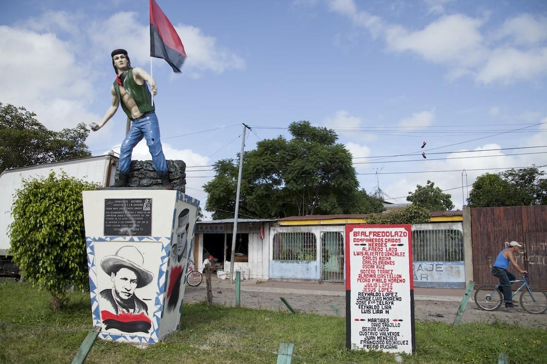 Nicaragua Molotov - Monument to Pablo Jesús Arauz, known as...