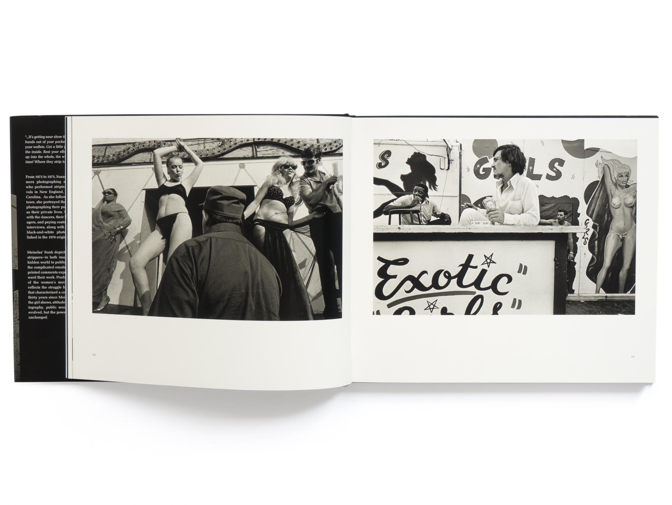 Carnival Strippers Book - Spread, pages 14-15, from Carnival Strippers, 2nd...