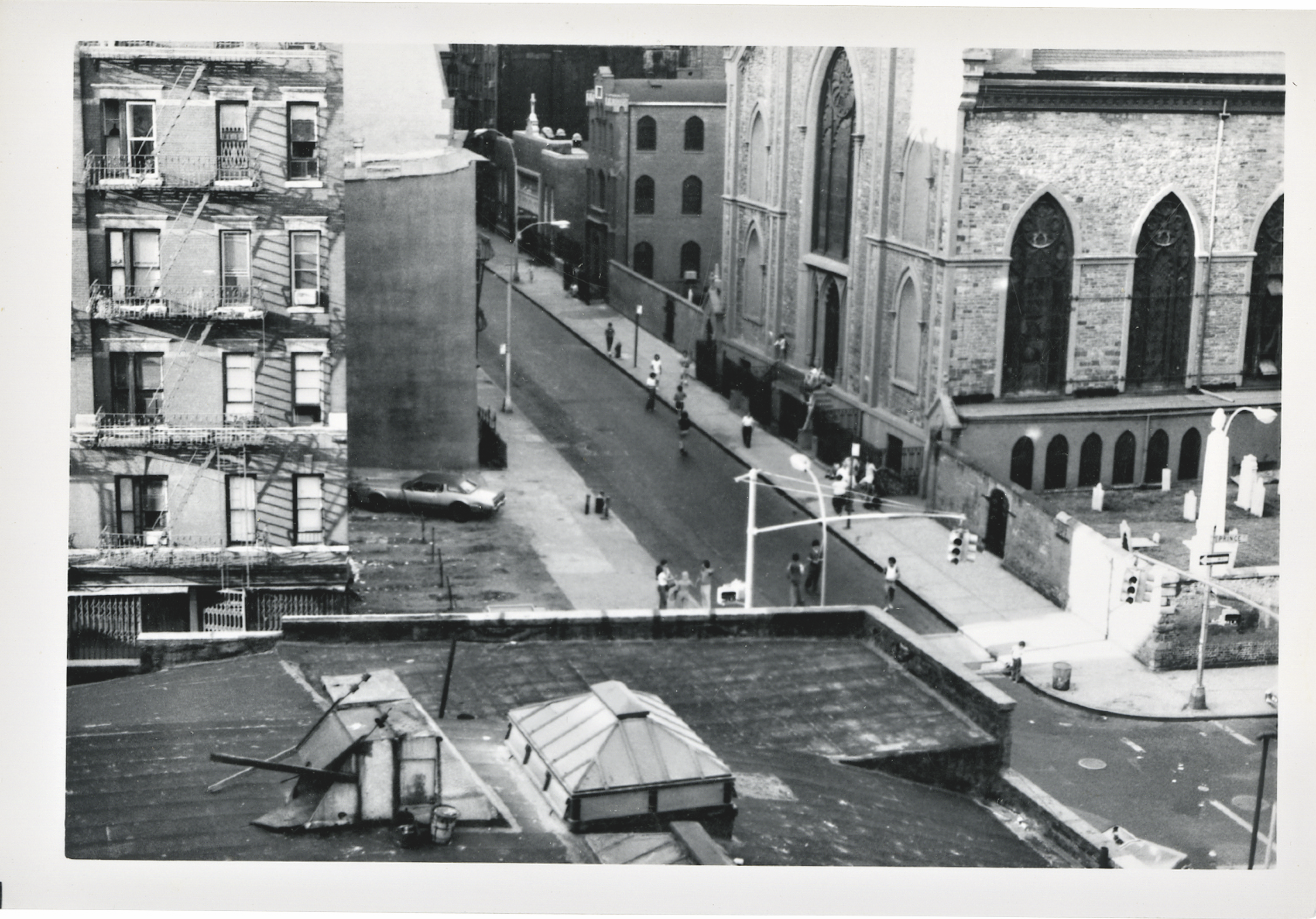 Tar Beach Images - A view of the church from the roof. 247 Mulberry Street....