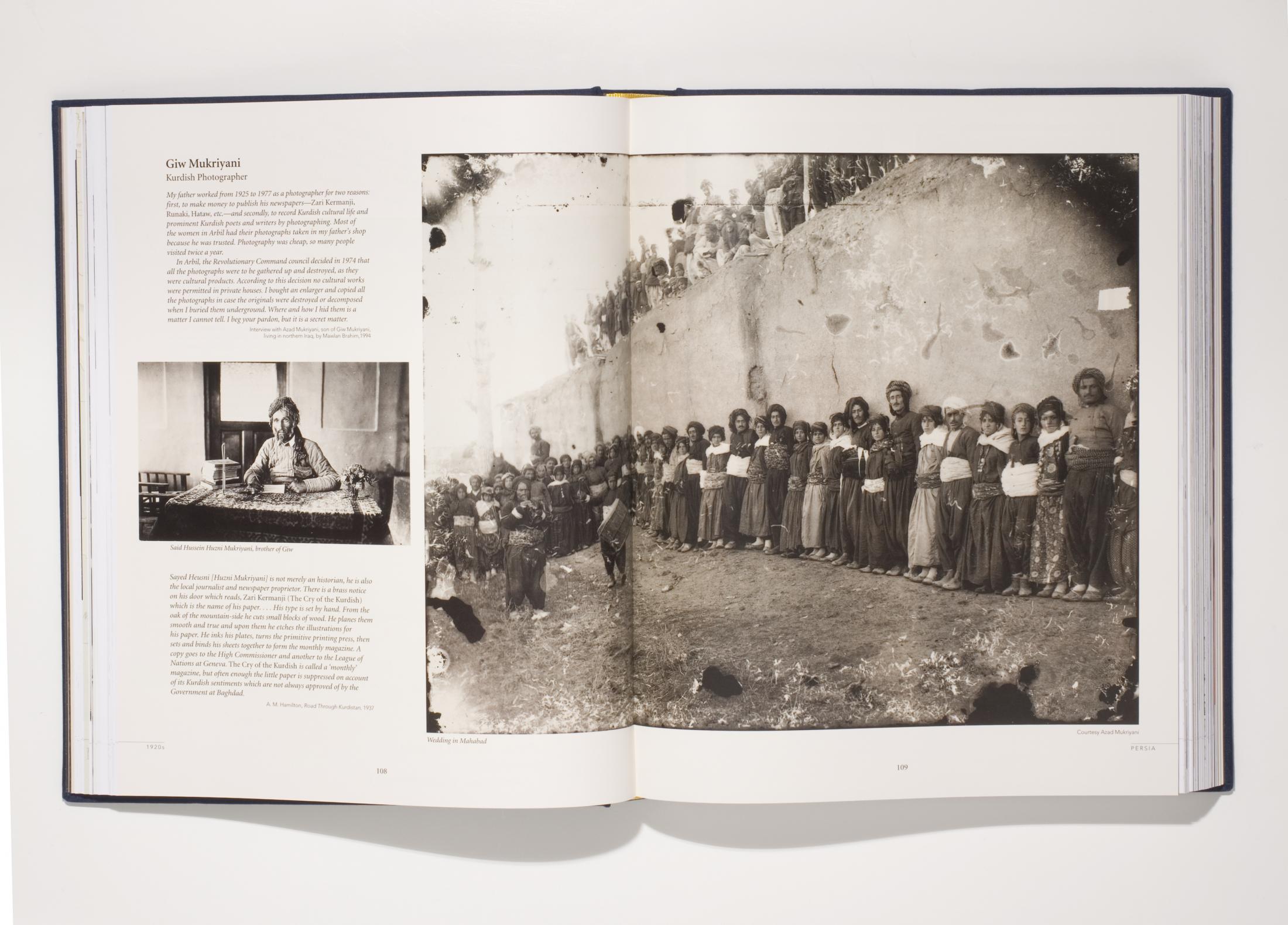 Kurdistan Book - Spread from  Kurdistan: In the Shadow of History , 1997