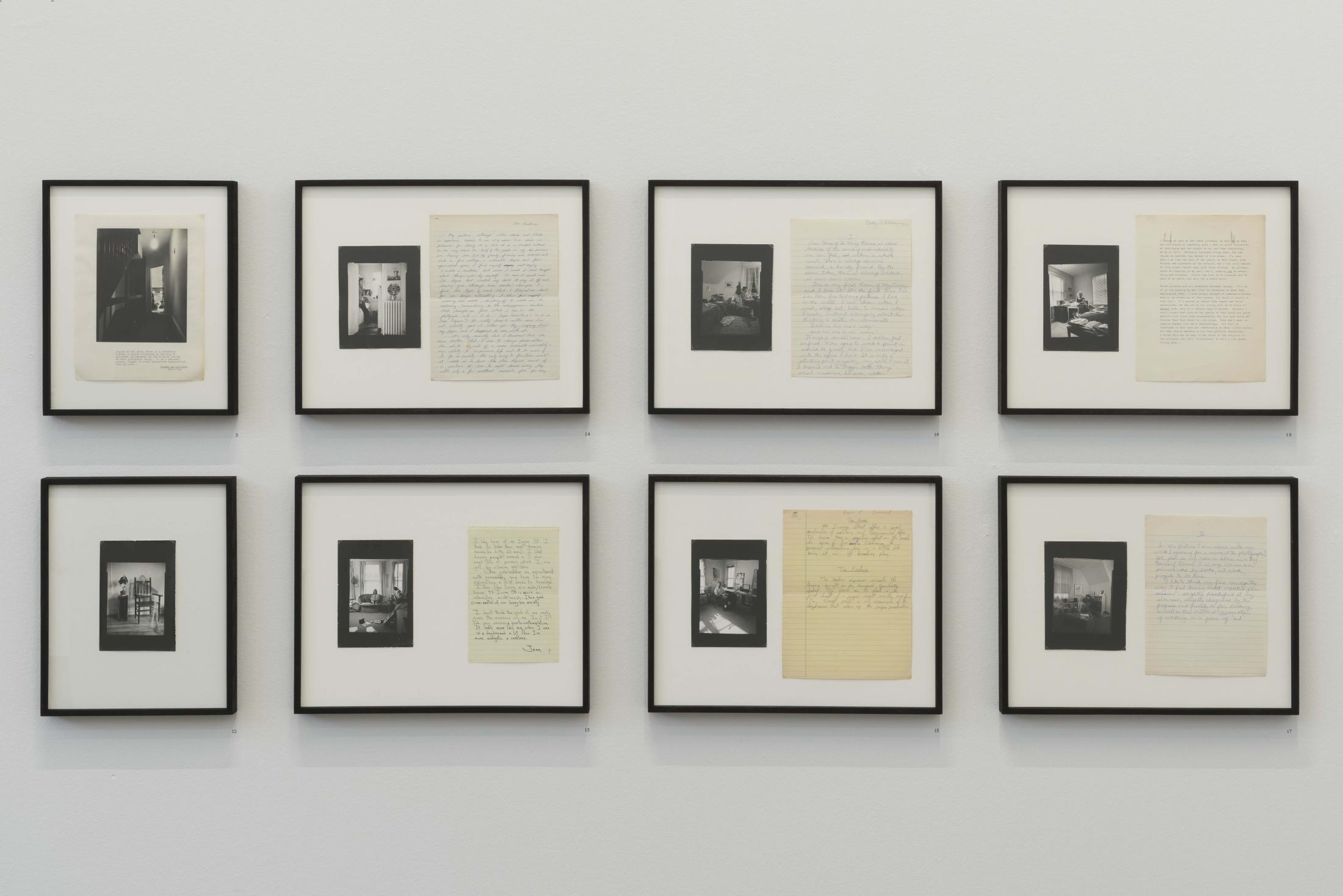 Portraits from &#39;44 Irving Street&#39; with hand written notes from the subjects,...