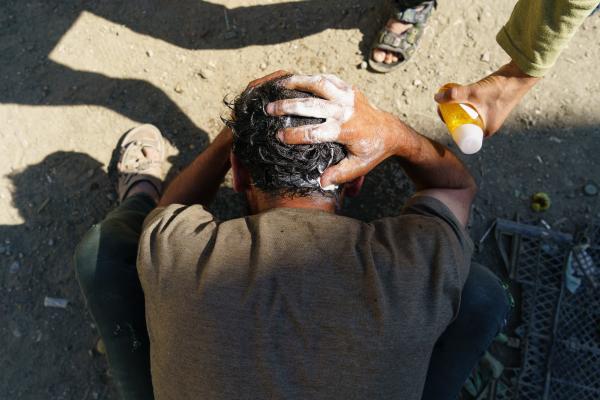 Stuck: The plight of Turkey's Afghan migrants - Undocumented Afghan migrants washing up in an abondened bus station waiting to be transported to...