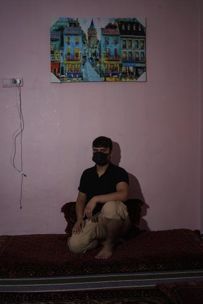 Stuck: The plight of Turkey's Afghan migrants - Mustafa, 20, works informally in a garment factory. His cousin was killed and sister injured in...