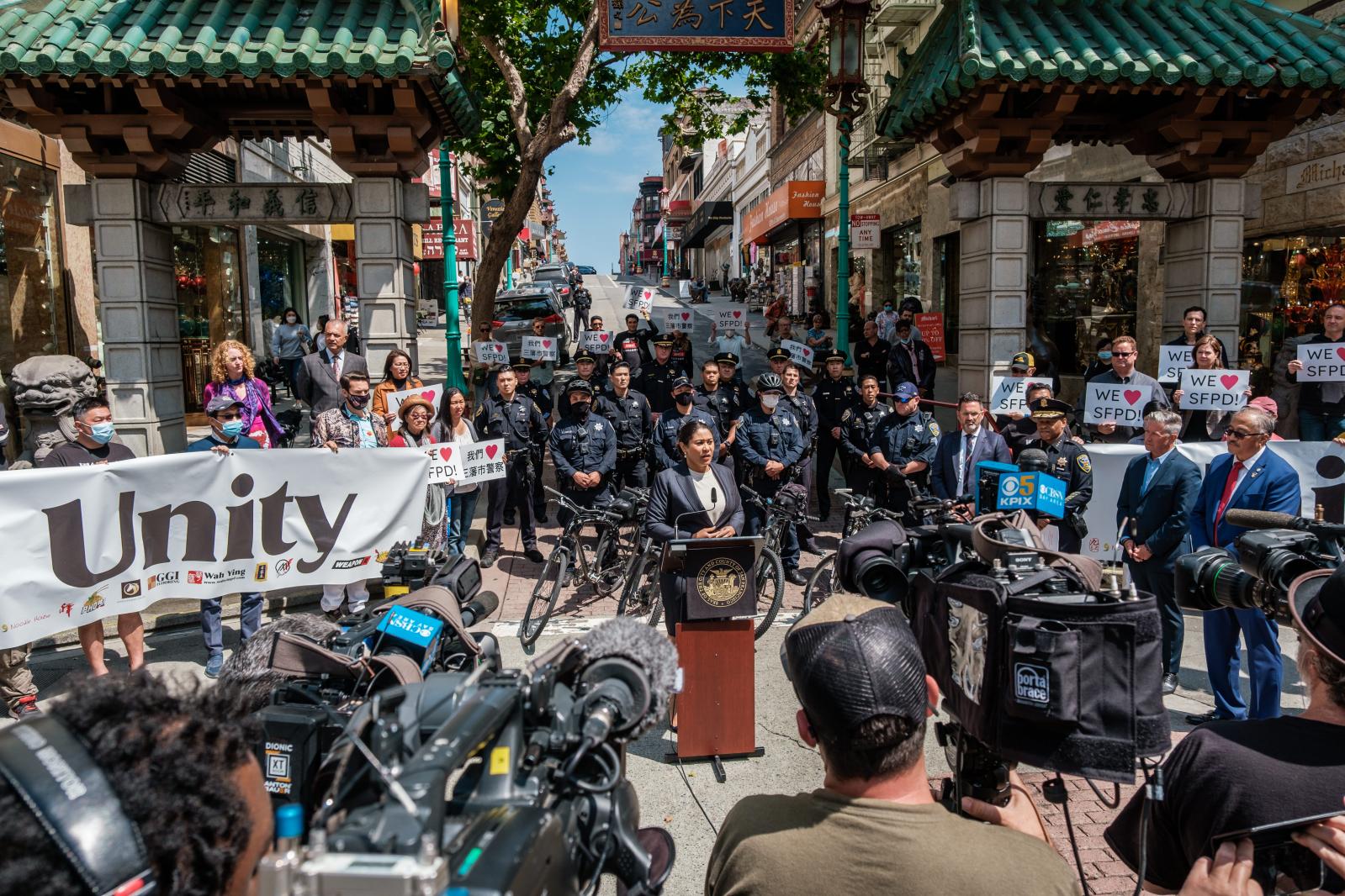 Image from NEWS - Mayor London Breed speaks at a press conference...