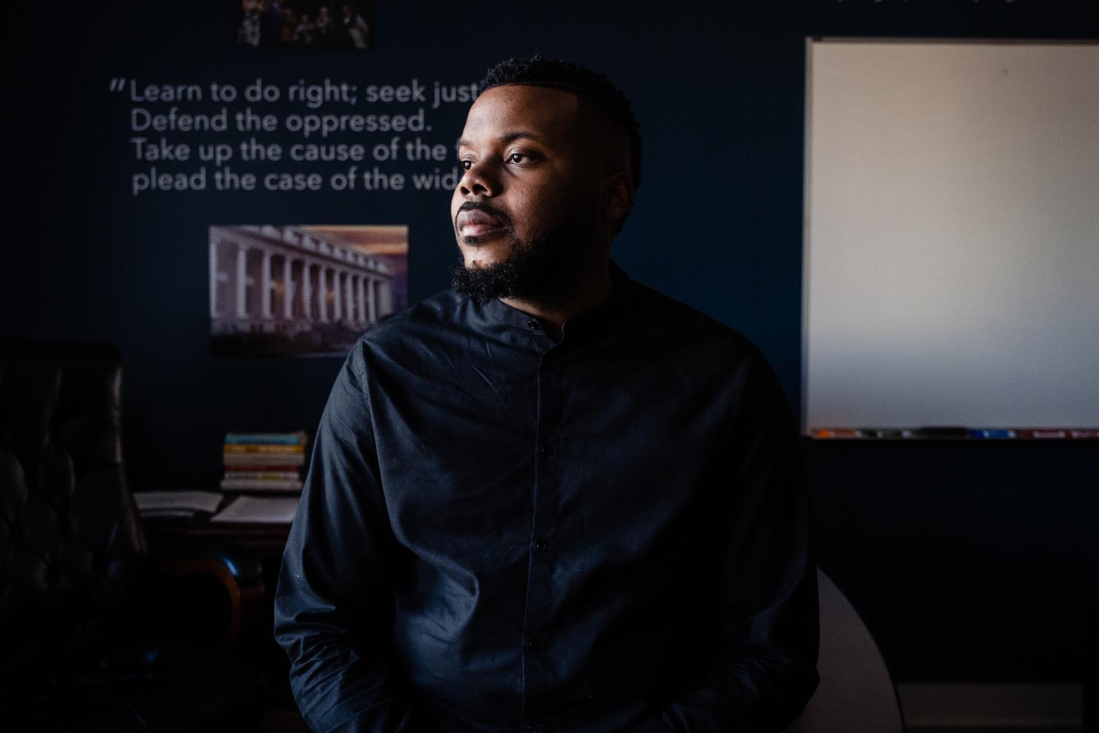 Image from Universal Basic Income: Trying to save a city - STOCKTON, CALIFORNIA-FEBRUARY 7: Michael Tubbs, the Mayor...
