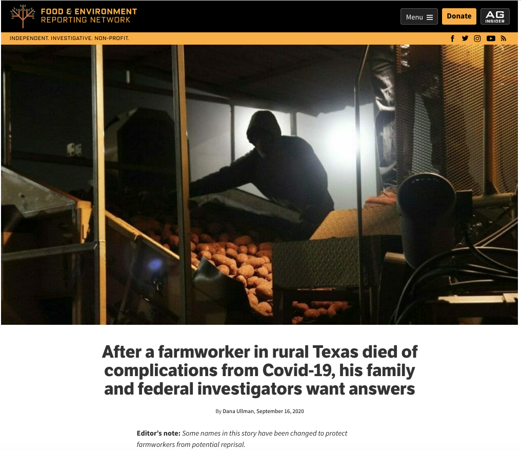  https://thefern.org/2020/09/after-a-farmworker-in-rural-texas-died-of-complications-from-covid-19-his-family-and-federal-investigators-want-answers/ 
