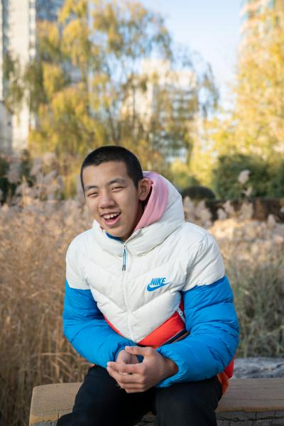 #AccessAbility -  Xu Fengbo, 16, is a second-year student at Chaoyang...