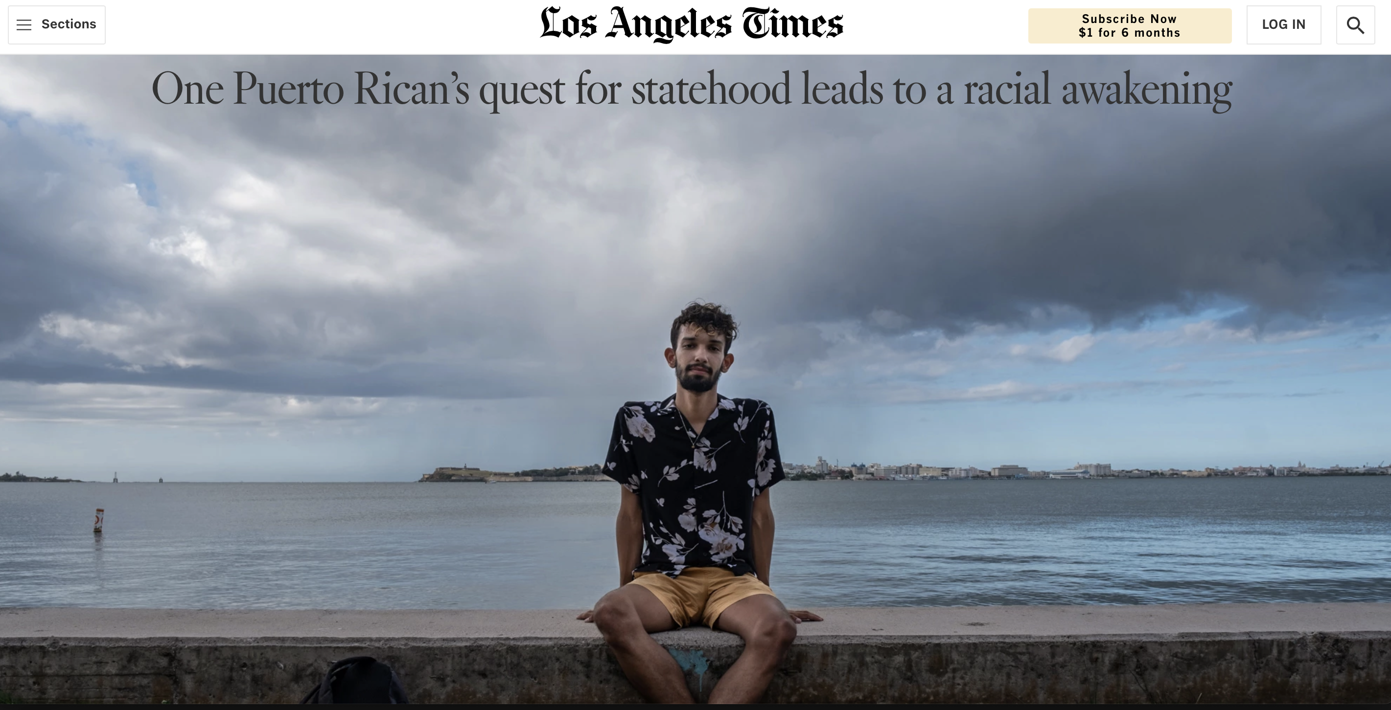 L.A. TIMES: One Puerto Rican’s quest for statehood leads to a racial awakening