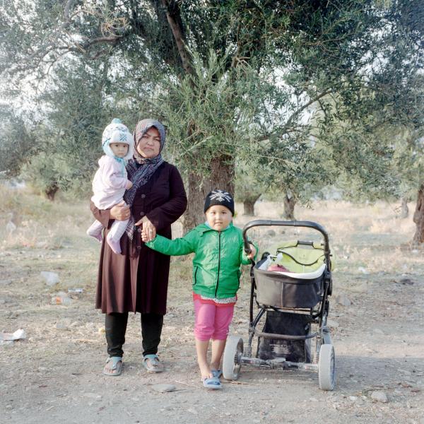 Image from In the Name of God -   Nagles, 31, with her two daughters Nilofar, 5, and...