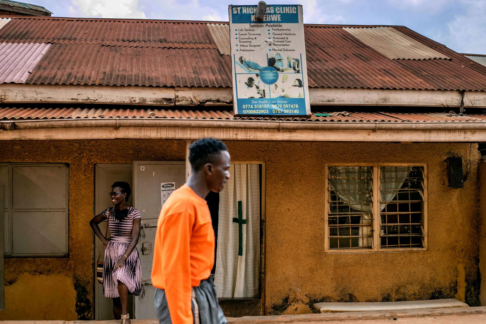 St Nicolas Clinic in Kalerwe, where teens can come to access medical attention. With the rate of poverty in this community being very high, the cost of contraceptives and a low rate of sensitisation about their proper use is blamed for many pregnancies.