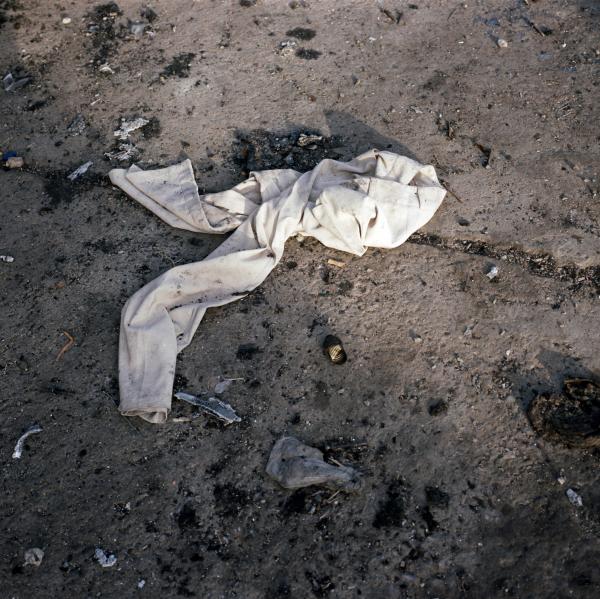 Image from In the Name of God -   White trousers were found on the ground, in Moria...
