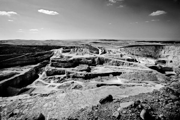 Image from The Land - A quarry which is located on what used to be the 1967...