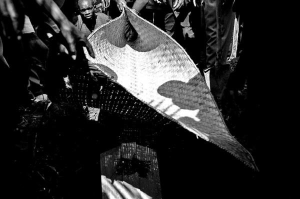 Image from DRcongo Conflict - Funeral procession of a village elder who passed away...